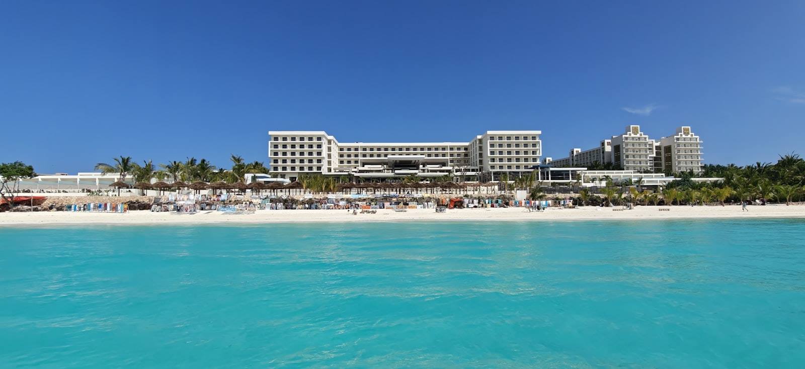 Beachfront resort on Zanzibar's turquoise Indian Ocean coast