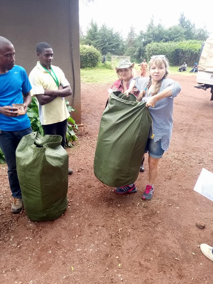 NGULI porters carrying gear on the Lemosho Route