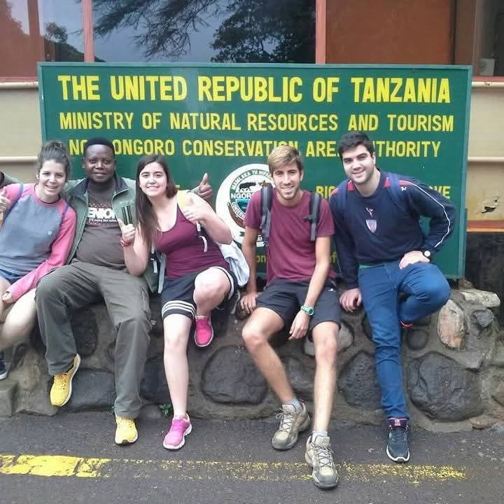 NGULI group at the Ngorongoro Conservation Area Authority sign
