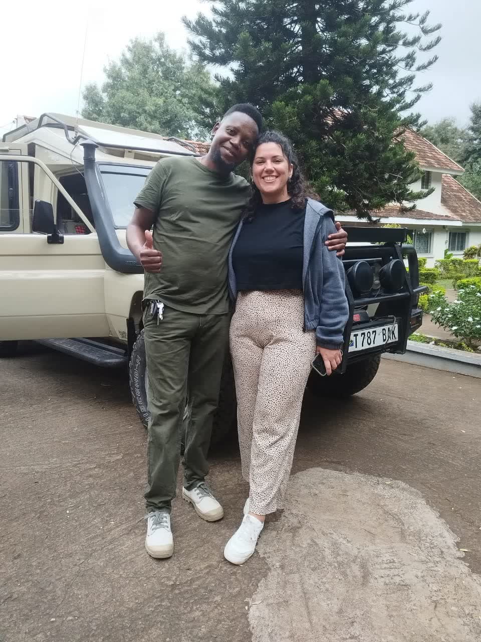 NGULI guests with their private safari vehicle